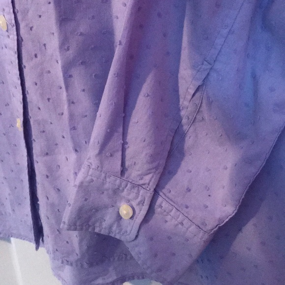 Gap purple button down shirt - Picture 4 of 4